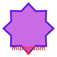 pythonしよう！簡単なゲーム09：要害物の midbottomの位置