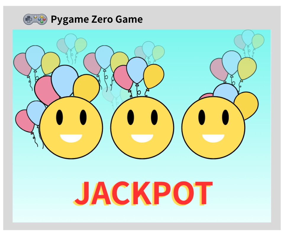 pythonしよう！簡単なゲーム17：ジャックポットの解説