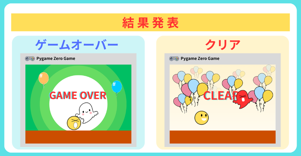 pythonしよう!簡単なゲーム20:結果発表の中身
